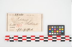 Etikett zu Eisenlappenbeil (NHMW-PRAE-026060)